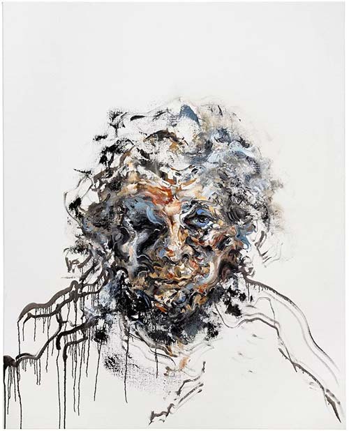 Maggi Hambling，Self portrait，2017，版权属于 Maggi Hambling