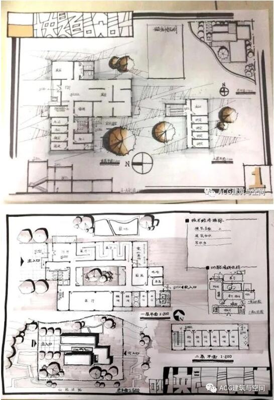 学生作品：小型建筑方案设计